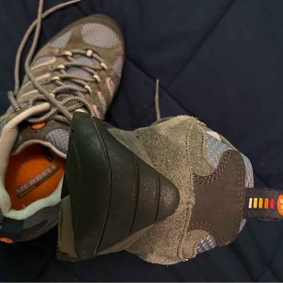 Merrell Womens Moab Ventilator Smoke Hiking Shoes Size 8.5 - Picture 4 of 7
